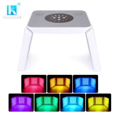 Tri-Folding Portable 7-Color Anti-Aging PDT Beauty Machine Skin Whitening LED Light Therapy Machine