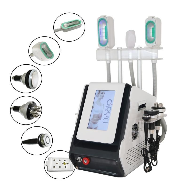 Salon High End Cryo 360 Degree Slimming Beauty Machine with Changeable Cups -10 to 40 Degree Handles Work Simultaneously Cryo Machine