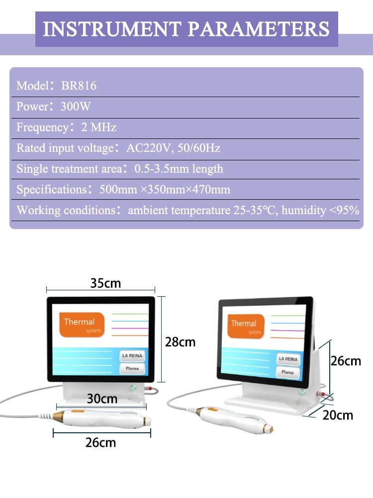 Stronge performance for Face Lifting Thermagic Fractional RF Beauty Machine