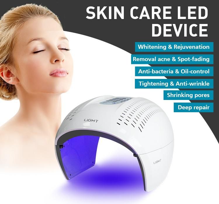 Portable Phototherapy LED Infrared Light Therapy Beauty Machine PDT for Facial Skin Whitening Rejuvenation Tightening Care Anti-Aging Acne Treatment