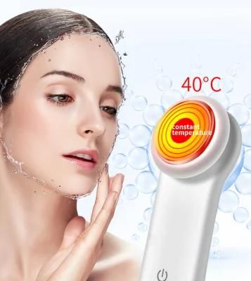 USB Charging Facial Massager Face Beauty Equipment Black Head Remover Galvanic Ultrasonic Facial Massager Device