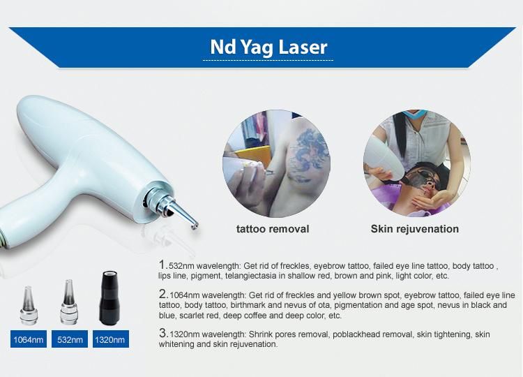 Professional 2 in 1 Tattoo Laser Opt Shr IPL Hair Removal Machine with Ce
