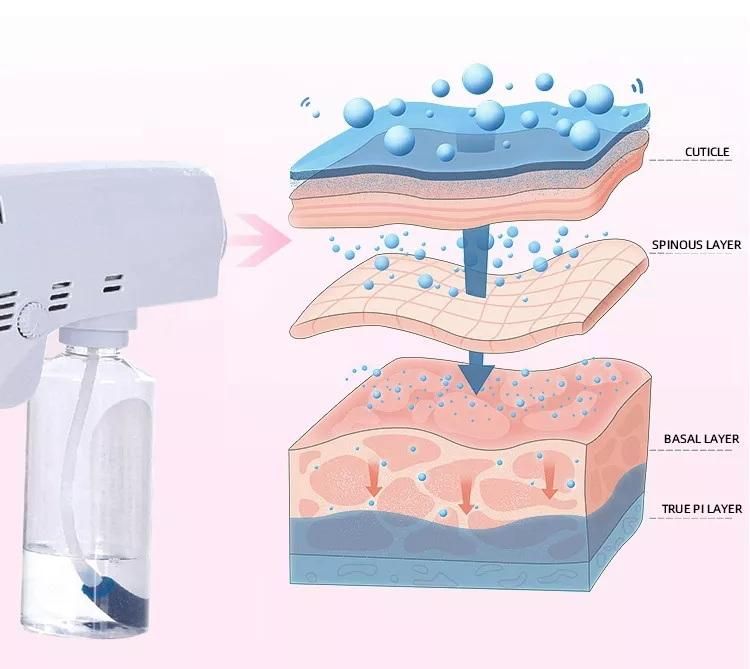 Intelligent Temperature Control Blue Ray Nano Steam Disinfection Spray Gun