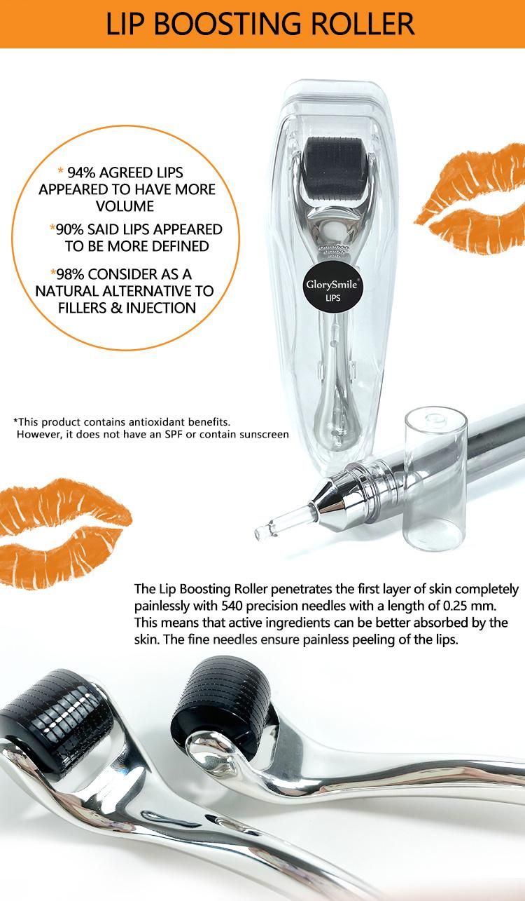 Lips Boosting Roller System Serum Stimulates Collagen Production & Skin Regeneration