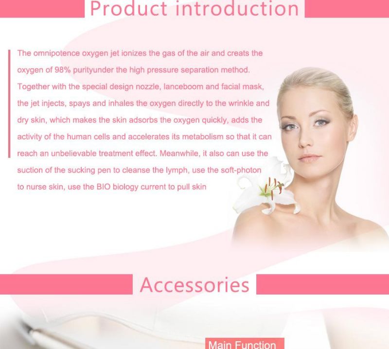 Almighty Oxygen Injection Anti Aging and Skin Rejuvenation Beauty Machine