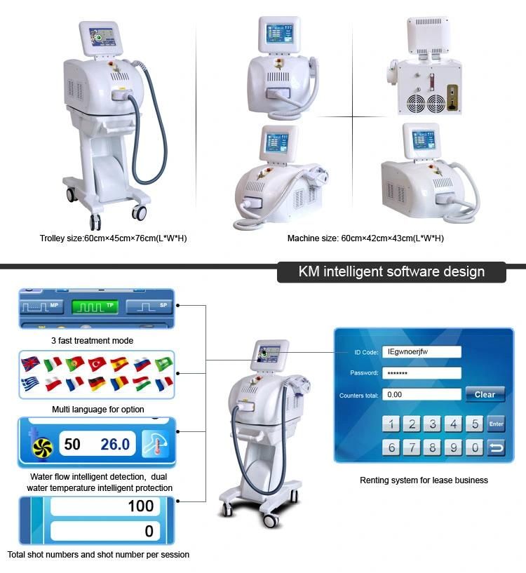 Mini IPL Laser with UK Lamp 300000 Shots for Salons