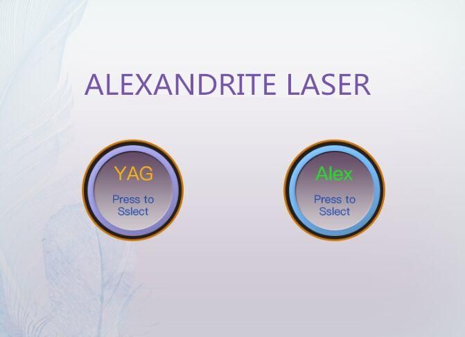 Long Pulsed ND YAG 1064nm Alexandrite 755nm Laser Gentle Max PRO Laser for Hair Removal Salon Laser