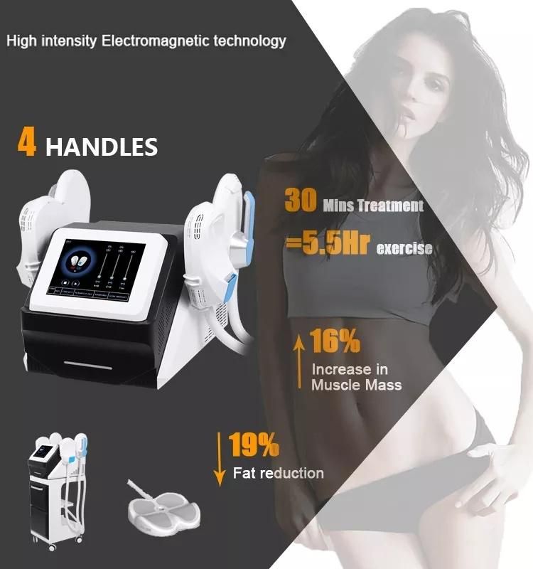 4 Handles Portable EMS Beauty Equipment Body Contouring Slim Machine