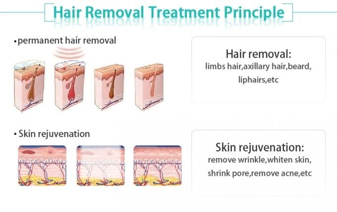 Permanent IPL Epilator Laser Hair Removal Skin Rejuvenation Beauty Salon Machine