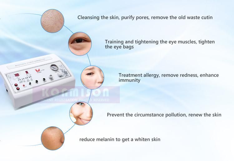 Multifuction Diamond Dermabrasion Ultrasonic Skin Scrubber Machine