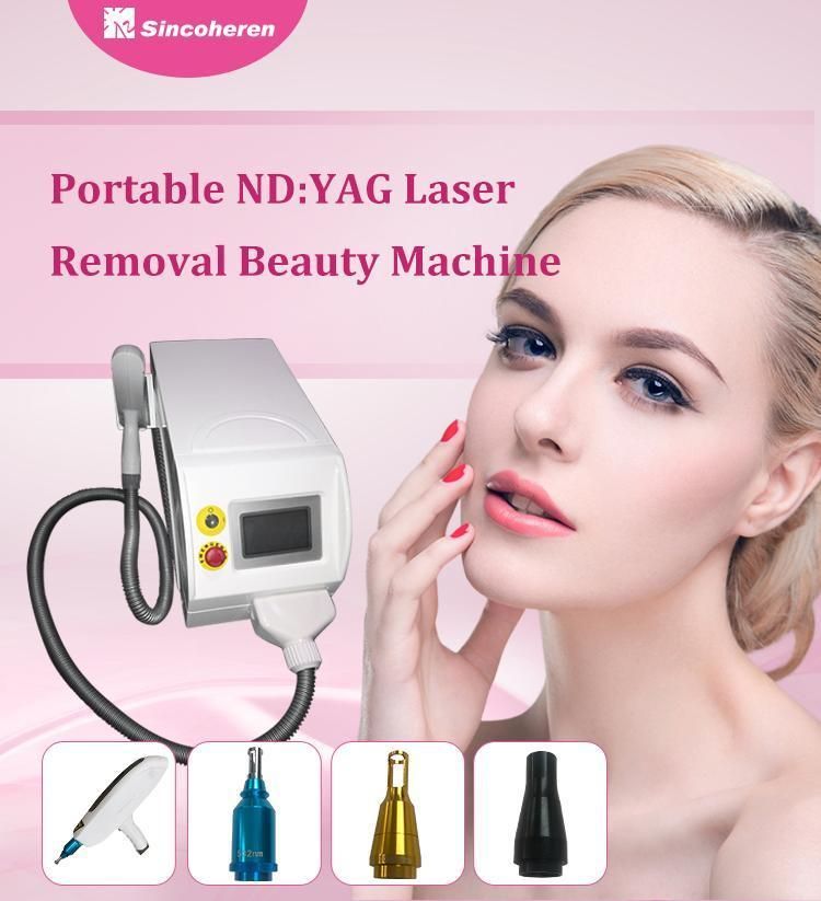 2021 Mini ND YAG Laser for Brown Spots Birthmark Removal Laser Pulse 532 Laser Equipment for Skin Resurfacing and Pigmentation Removal