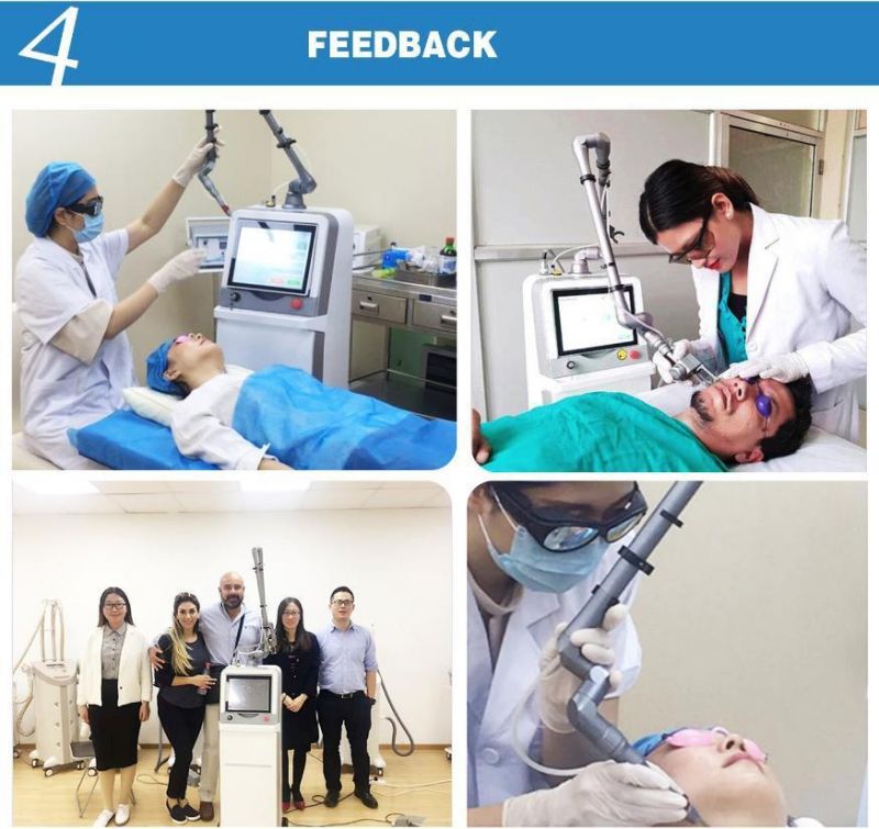 Multifunction Medical RF Tube Surgical Fractional CO2 Laser 10600nm 60W Beauty Machine for Salon Clinic Hospital CE