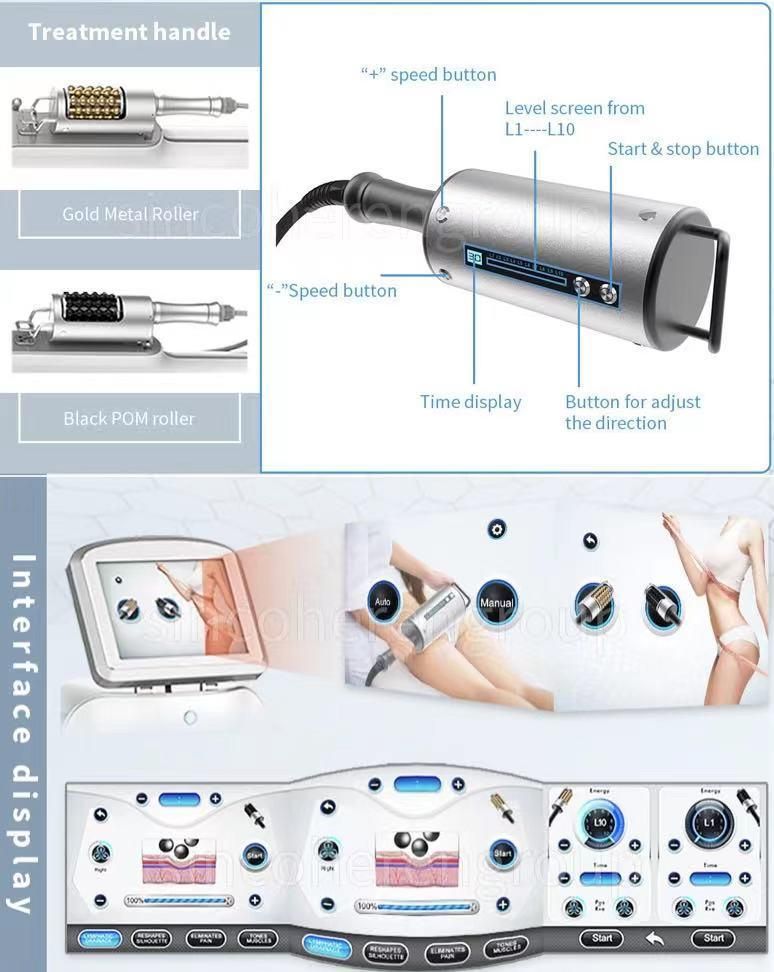 V-Weight Loss Massage Auto Roller Fat Reduction LED