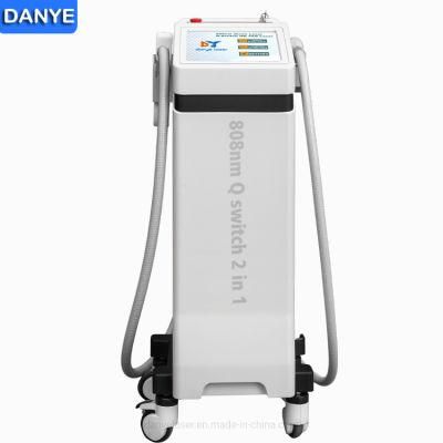 Danye Hot Sale Laser Hair Removal 2 in 1 ND YAG Laser Hair Removal Machine