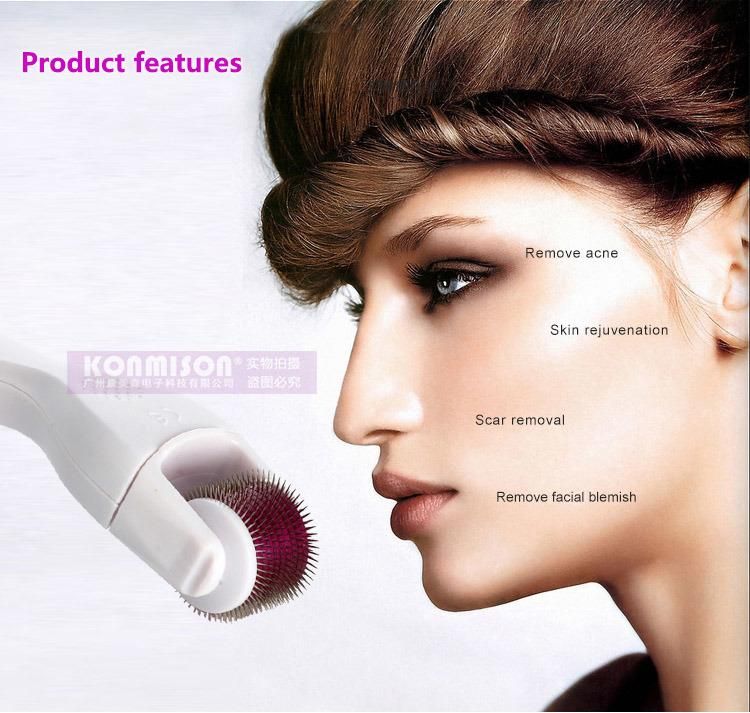 Portable Microneedle Roller 3 in 1 Titanium Zgts Derma Roller