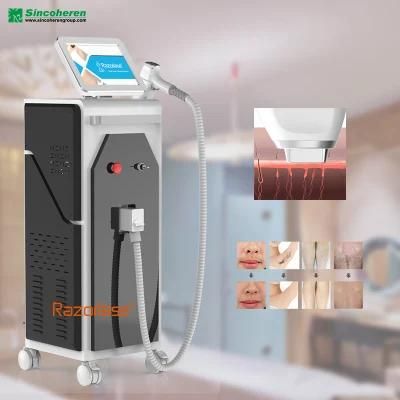 Sincoheren Triple Wavelengths 755 808 1064 Diode Laser Permanent Hair Removal Machine Price for All Skin