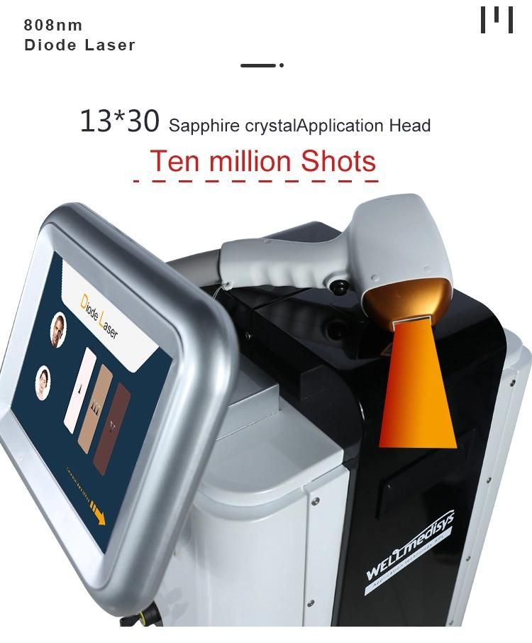 Diode Laser 755nm 808nm 1064nm 808nm Permanent Painless Hair Removerportable Diode Laser 808nm Per