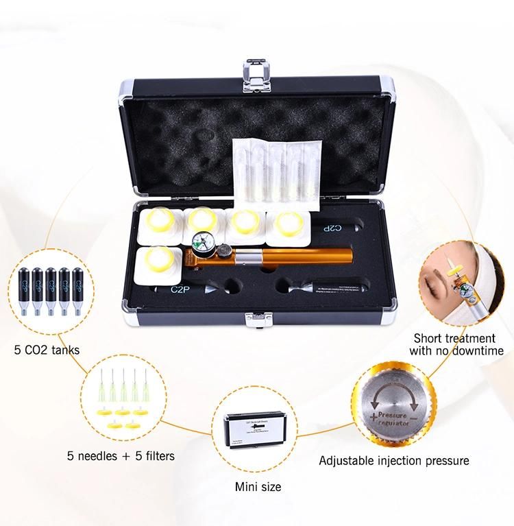 Handheld C2p Cdt Carboxy Needle Therapy Injector Beauty Device