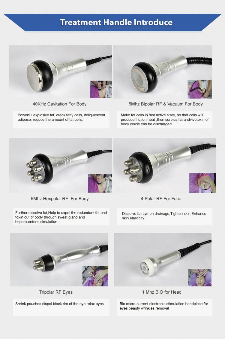 Portable Cavitation RF Vacuum Weight Loss Machine