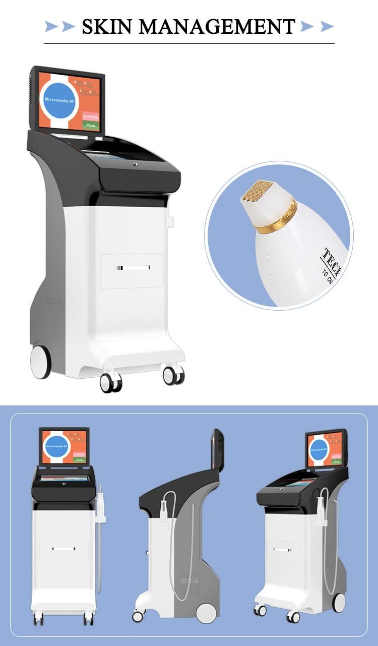 2021 Gold Fractional RF Microneedling Machine for Anti Aging RF Beauty Machine