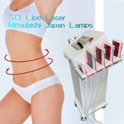 Professional Diode Laser 5D Lipo Laser Slimming Lipolaser Rapid Slimming 650nm&780nm&940nm Weight Loss Body Slimming Lipolaser