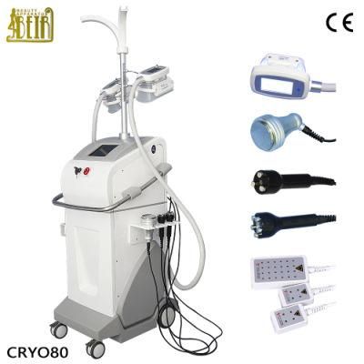 Cool Tech for Fat Reduce with Cavitation RF Lipolaser Cryolipolysis Equipment