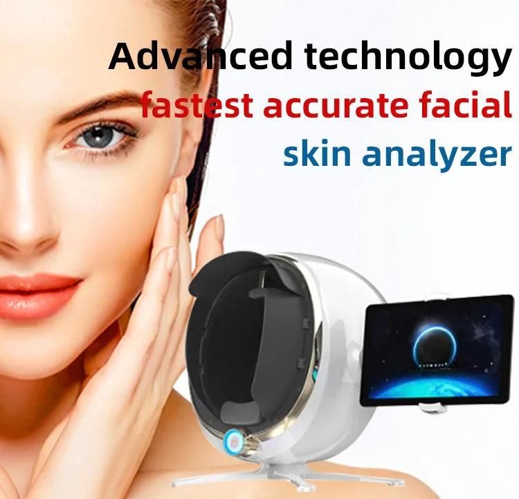 Newest Skin Analyzer Ai Intelligent Image Instrument Skin Detector Magic Mirror 3D Digital Facial Analysis Machine