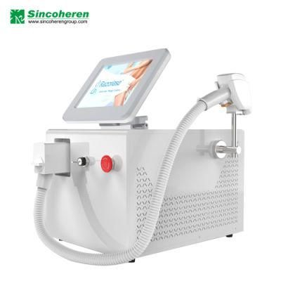 Factory Supply High Quality Portable Diode Laser Permanent Golde Wavelength 808nm Painless Treatment Machine