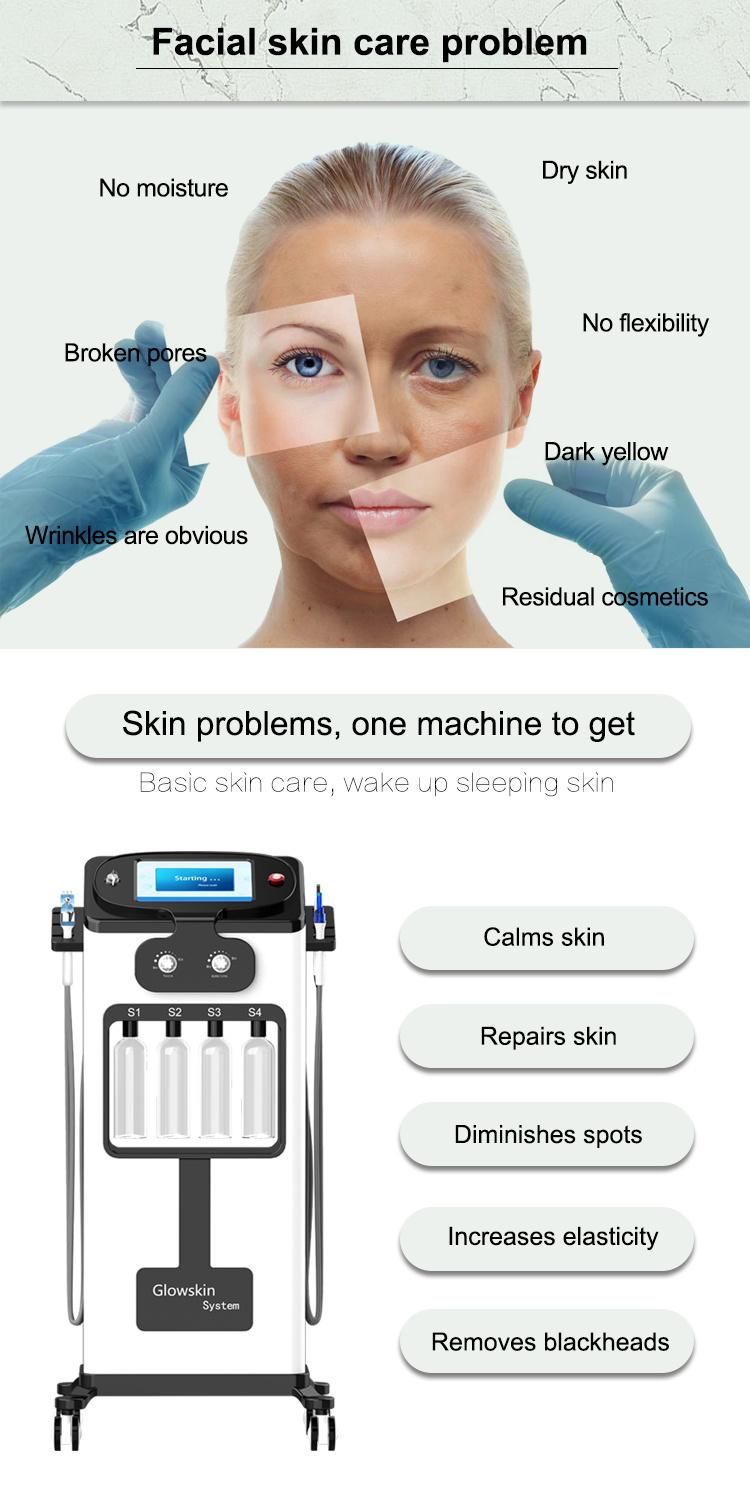 Hot Skin Rejuvenation Facial Rejuvenation Machine Hydra Dermabrasion Machine