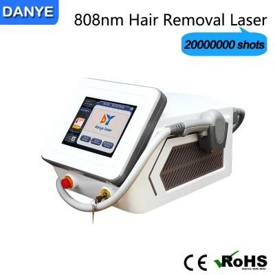 Warranty 20 Million Shots of Laser Diode 808nm Hair Removal Machine with Ce RoHS Supplier