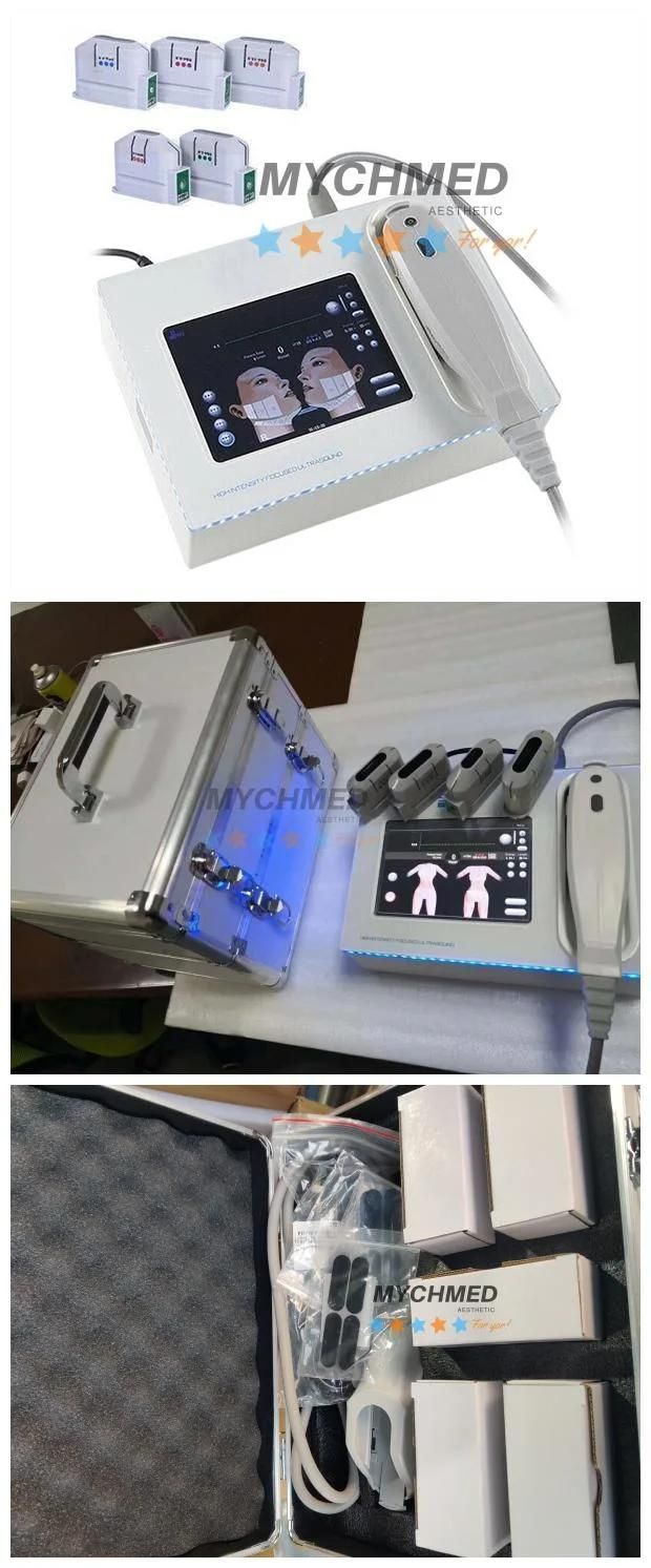 Desktop Ultra Formers 5 Cartridges 10000 Shots Transducer Face Lifting Body Slimming Device Skin Tightening Wrinkle Removal Hifu Equipment