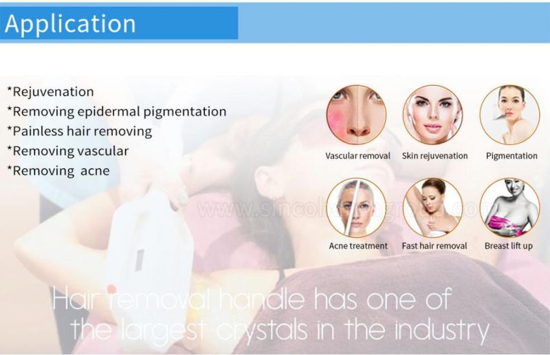 Jo. FDA Approved Hot Sale Opt Shr Hair Removal Skin Rejuvenation Beauty Machine Elight IPL Beauty Device for Salon Use