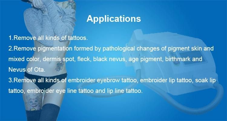 High Power ND YAG Laser for Tattoo Removal Birthmark Removal