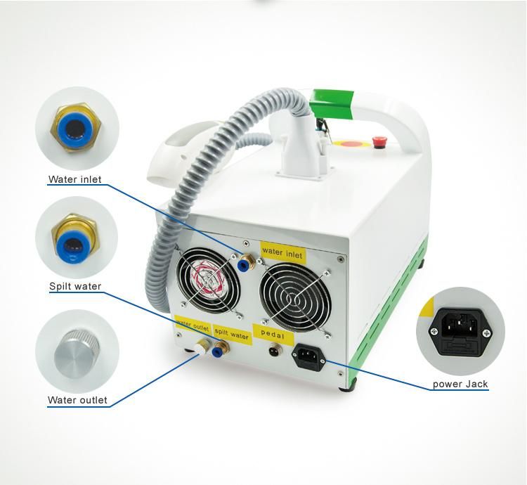 Pigment and Freckle Removal Q-Switch ND YAG Laser Machine Portable Design