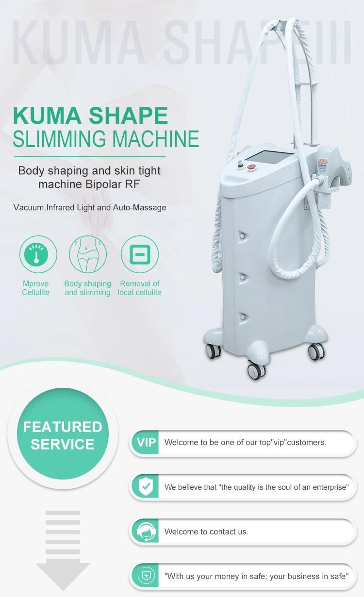 Fat Reduction Infrared RF Vacuum Massage Kuma Shape Slimming Machine