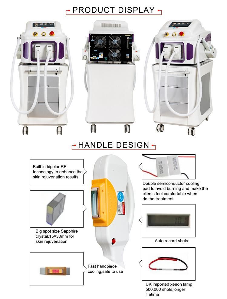 Professional Portable Shr IPL Laser Machine for Hair Removal