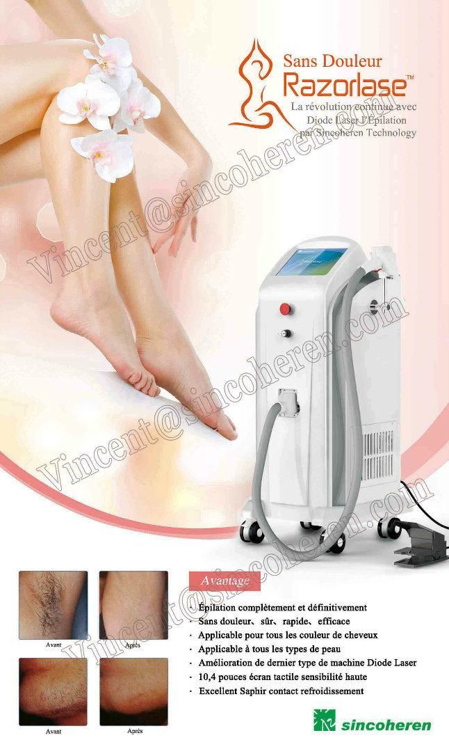 808nm Diode Laser Beauty Machine for Hair Removal