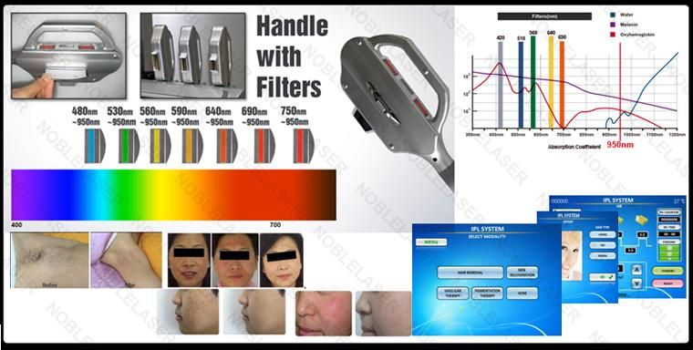 IPL Shr Opt Laser Permanent Hair Removal Medical Equipment Beauty Machine