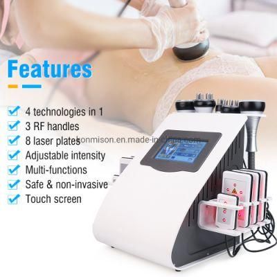 6 in 1 Vacuum RF Lipolaser Cavitation Machine