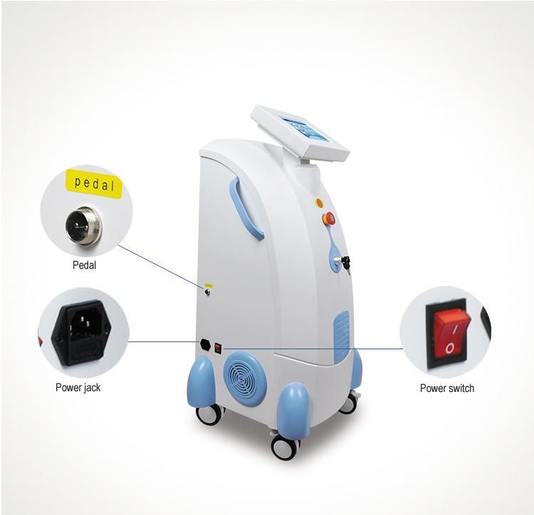 Effective Q Switch ND YAG Laser Tattoo Removal Machine 2018