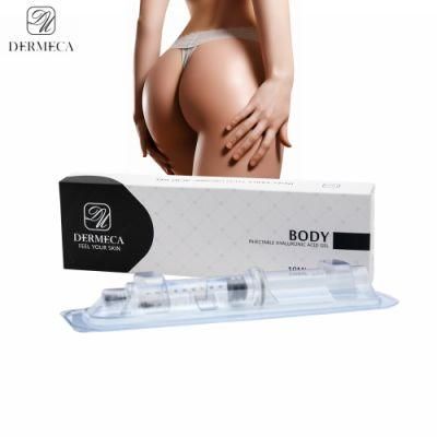 Gel Dermico De Acido Hialuronico Aprobado Por La CE Dermeca PARA Venta Al Por Mayor PARA Realce De Gluteos (BODY 10ML / 20ML)