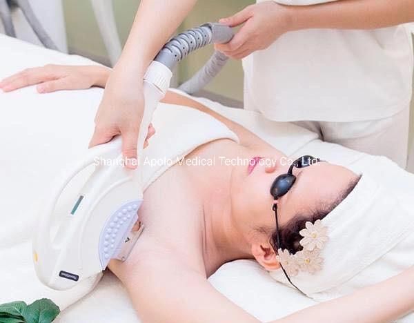 1064nm 2940nm Laser Floor Standing IPL Shr Laser Tattoo Device with RF Skin Lifting