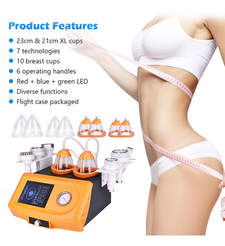 2 in 1 80K Cavitation Fat Burning Vacuum Breast Lifting Beauty Device