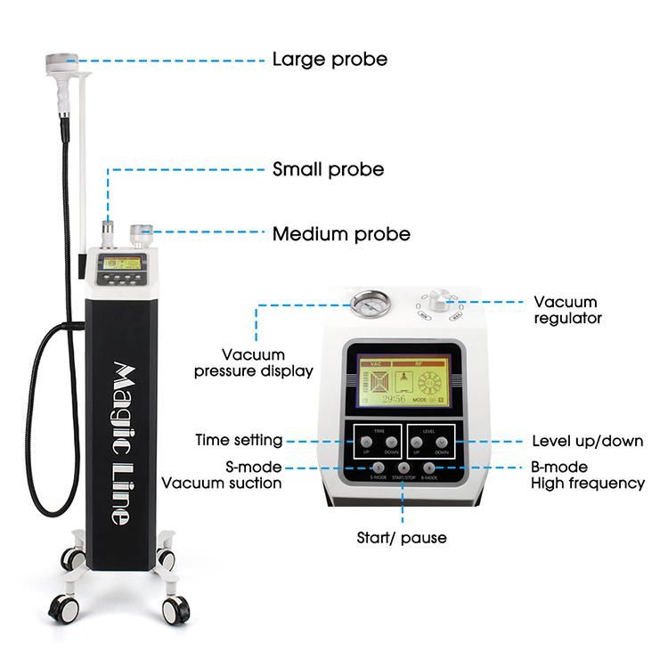 Vacuum RF High Frequency Skincare Acne Treatmen Beauty Machine