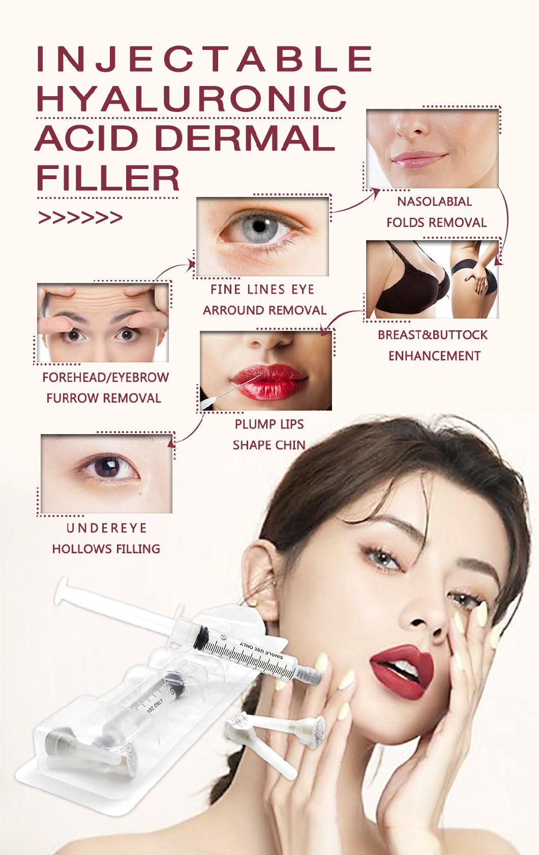 CE Wholesale Filler Acide Hyaluronique Hyaluronic Acid Facial Serum Breast Filler Injection Price Butt Factory Face Fillers