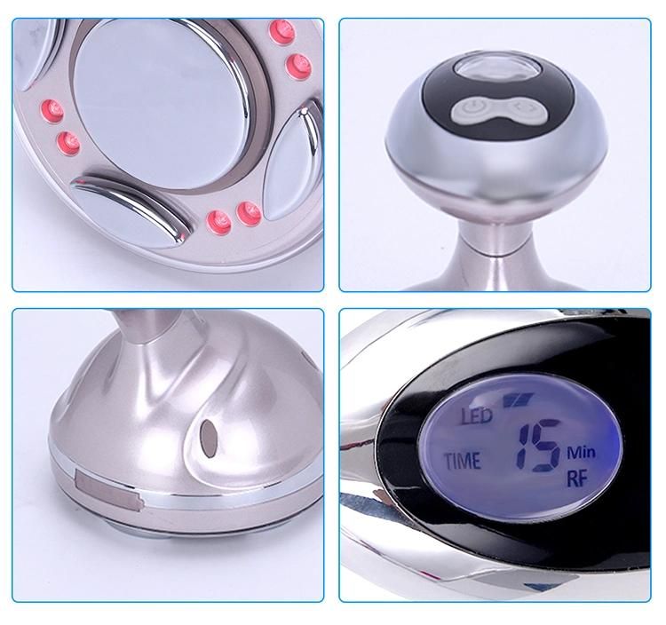 Portable 4 in 1 Ultrasonic Cavitation Vibration RF Slimming Device