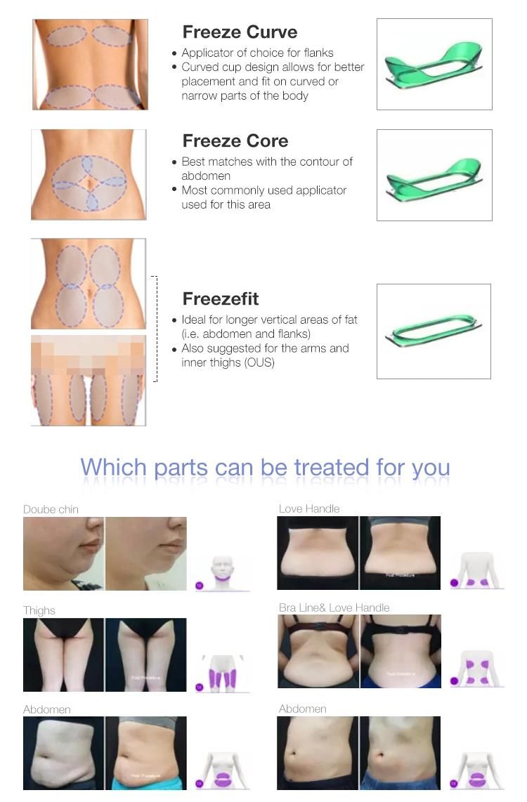 Abdomen Thigh Arm Fat Loss Cavitation Cryolipolysis RF Beauty Machine