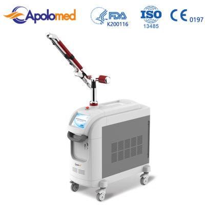 Medical Picosecond Laser Equipment ISO 13485 Pico Medical Standard 1-10Hz Picosecond Laser Tattoo Remover Machine