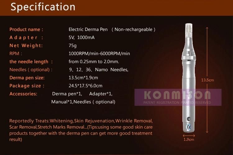 Korea Derma Pen Microneedle Machine Professional Dermapen for Sale