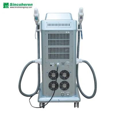 Sincoheren Double Handles IPL Hair Removal Machine Permanently Elight Laser Machine